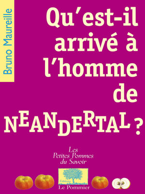 cover image of Qu'est-il arrivé à l'homme de Neandertal ?